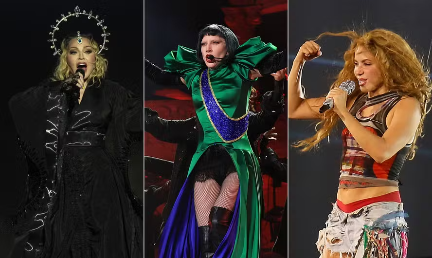 Madonna Lady Gaga Shakira