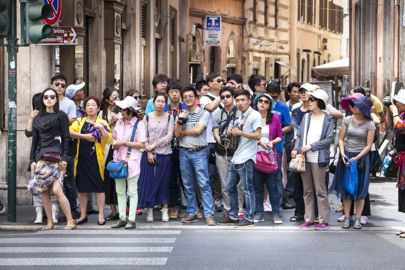 Turistas chineses