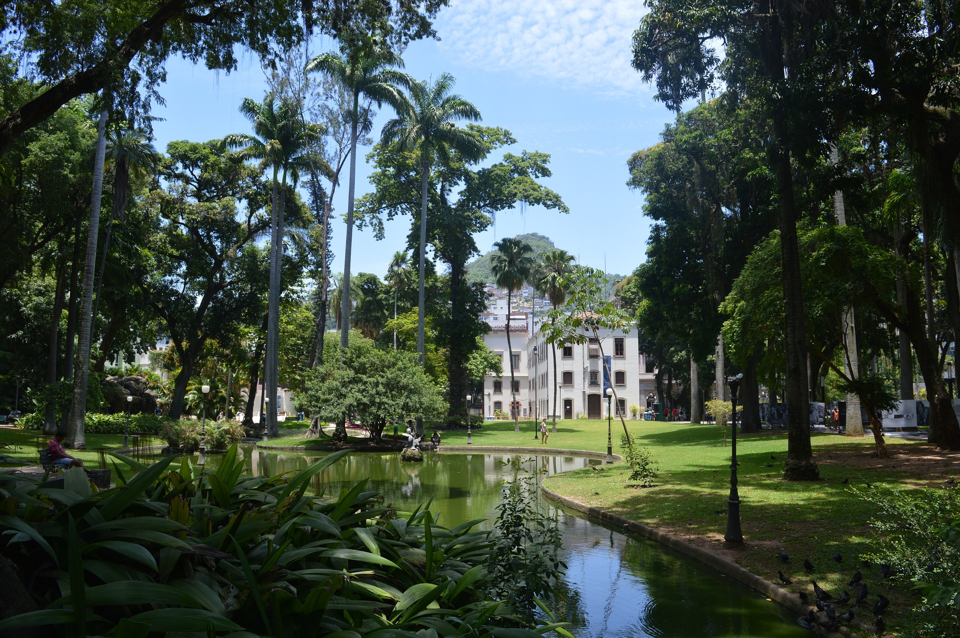 jardins do Museu da Rep&uacute;blica