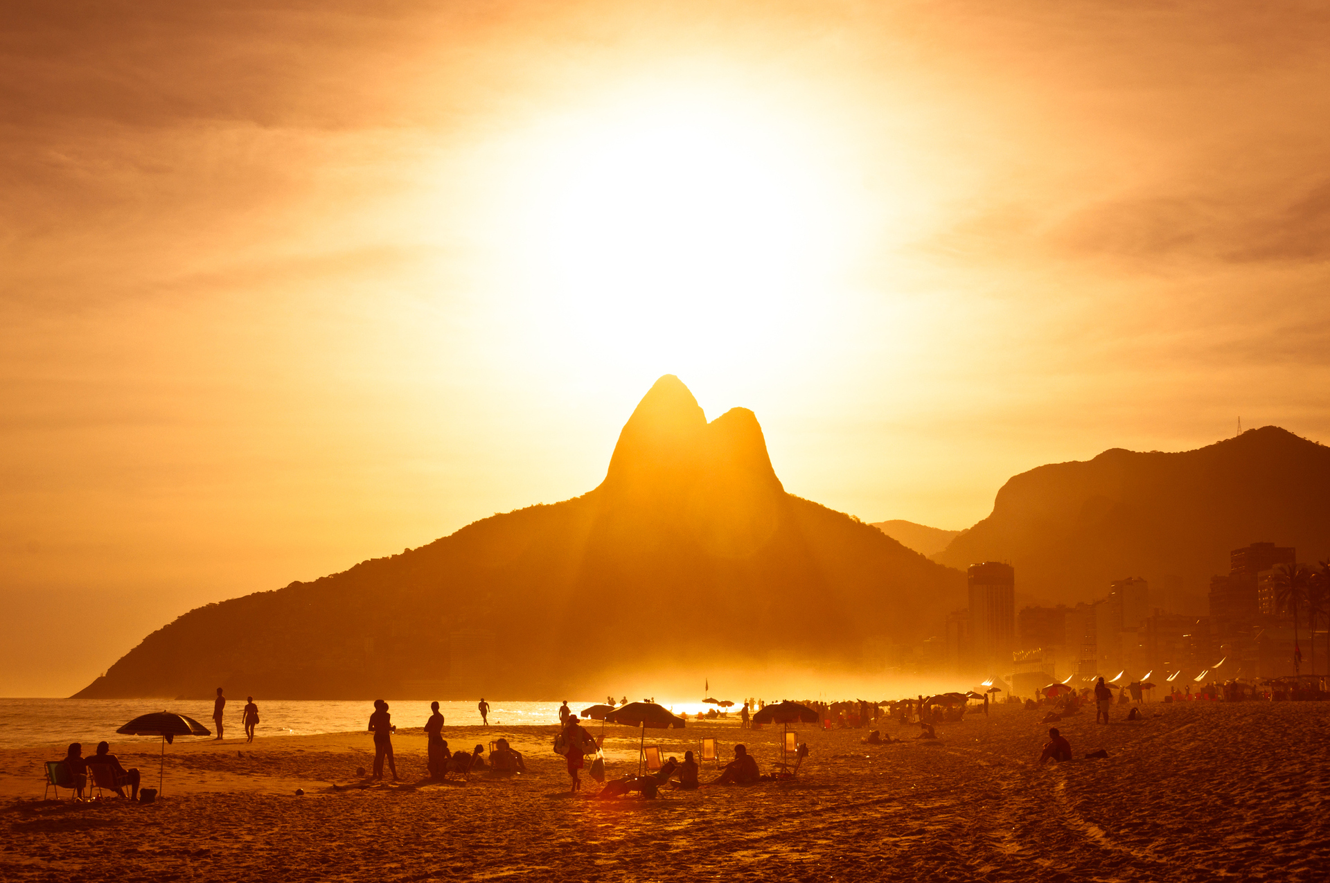 P&ocirc;r do sol no RJ